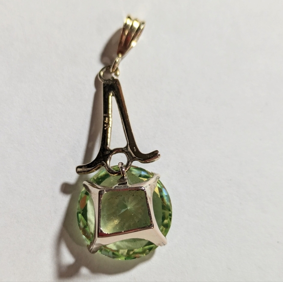 SOLD 14k Neon Spinel Pendant - Picture 8 of 9